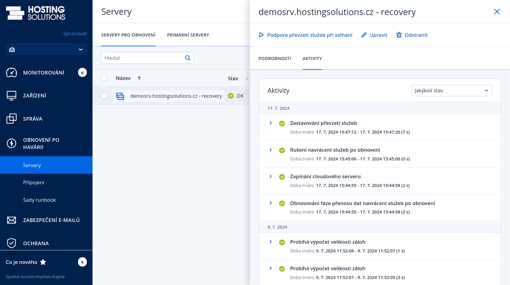 Cyber Protect - Disaster Recovery